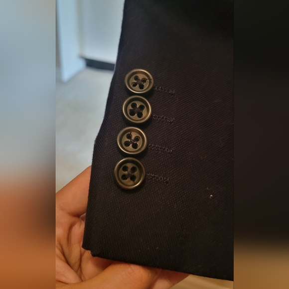 US Polo Assn Navy Sport Coat Blazer Jacket 38R Men Regular Fit - Picture 2 of 5